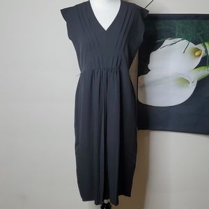 SimplyVera Vera Wang Cap Sleeve V Neck Dress